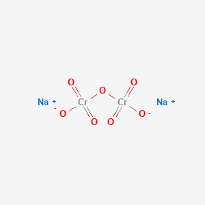 molecular formula Na2Cr2O7<br>Na2Cr2O7.2H2O<br>Cr2Na2O7 B039290 Sodium dichromate CAS No. 10588-01-9