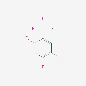 molecular formula C7H2F6 B039297 2,4,5-Trifluorobenzotrifluoride CAS No. 112290-07-0