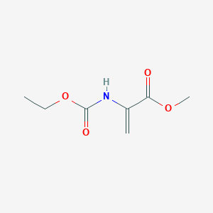 molecular formula C7H11NO4 B039304 Methyl 2-(ethoxycarbonylamino)prop-2-enoate CAS No. 112501-19-6