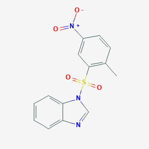 B393056 1-(2-Methyl-5-nitrophenyl)sulfonylbenzimidazole CAS No. 92164-85-7