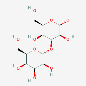 molecular formula C13H24O11 B039310 Methyl 3-O-talopyranosyltalopyranoside CAS No. 114375-71-2
