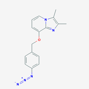 2,3-Dimethyl-8-((4-azidophenyl)methoxy)imidazo(1,2-a)pyridine