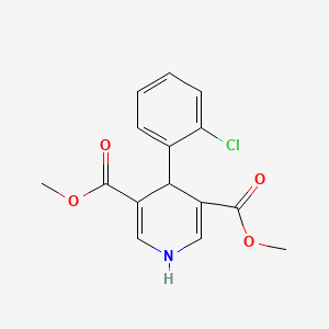 molecular formula C15H14ClNO4 B3932197 Dimethyl 4-(2-chlorophenyl)-1,4-dihydropyridine-3,5-dicarboxylate CAS No. 56820-27-0