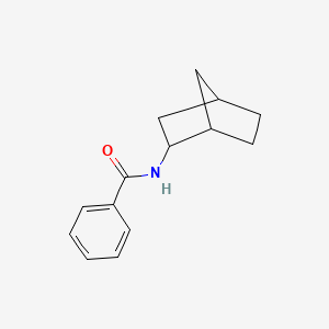 molecular formula C14H17NO B3934883 N-(2-bicyclo[2.2.1]heptanyl)benzamide 