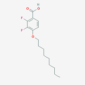 molecular formula C16H22F2O3 B039351 2,3-Difluoro-4-(nonyloxy)benzoic acid CAS No. 122265-97-8