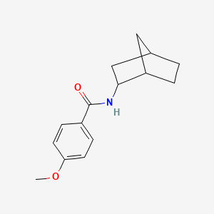 molecular formula C15H19NO2 B3935495 N-(2-bicyclo[2.2.1]heptanyl)-4-methoxybenzamide 