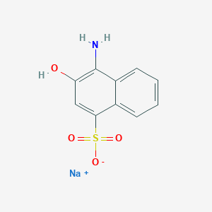molecular formula C10H8NNaO4S B039358 1-氨基-2-萘酚-4-磺酸钠 CAS No. 114394-36-4