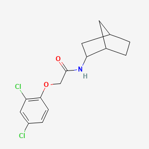 molecular formula C15H17Cl2NO2 B3935849 N-(2-bicyclo[2.2.1]heptanyl)-2-(2,4-dichlorophenoxy)acetamide 
