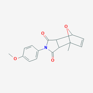 2-(4-methoxyphenyl)-4-methyl-3a,4,7,7a-tetrahydro-1H-4,7-epoxyisoindole-1,3(2H)-dione