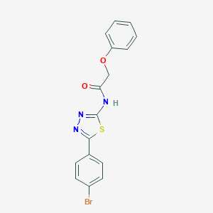N-[5-(4-bromophenyl)-1,3,4-thiadiazol-2-yl]-2-phenoxyacetamide