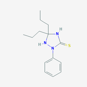 2-Phenyl-5,5-dipropyl-1,2,4-triazolidine-3-thione