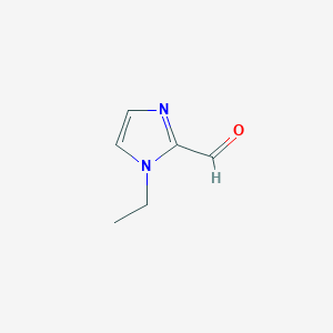 molecular formula C6H8N2O B039370 1-ethyl-1H-imidazole-2-carbaldehyde CAS No. 111851-98-0