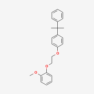 molecular formula C24H26O3 B3937151 1-Methoxy-2-[2-[4-(2-phenylpropan-2-yl)phenoxy]ethoxy]benzene 