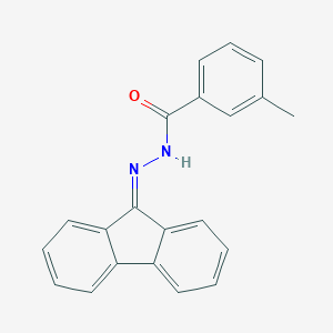 molecular formula C21H16N2O B393744 N'-(9H-fluoren-9-ylidene)-3-methylbenzohydrazide 