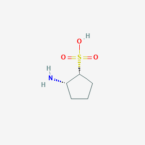 (1R,2S)-2-aminocyclopentane-1-sulfonic acid