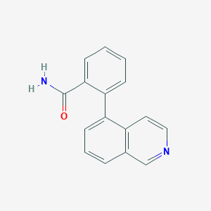 molecular formula C16H12N2O B3939154 2-isoquinolin-5-ylbenzamide 