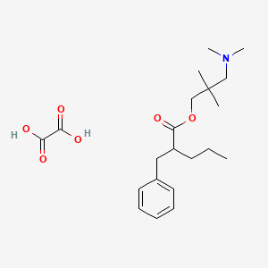 molecular formula C21H33NO6 B3940094 [3-(Dimethylamino)-2,2-dimethylpropyl] 2-benzylpentanoate;oxalic acid 