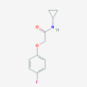 molecular formula C11H12FNO2 B394015 N-cyclopropyl-2-(4-fluorophenoxy)acetamide 