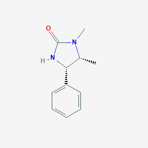 molecular formula C11H14N2O B039403 (4S,5R)-(+)-1,5-Dimethyl-4-phenyl-2-imidazolidinone CAS No. 112791-04-5