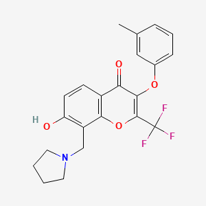 molecular formula C22H20F3NO4 B3941090 MFCD02355995 