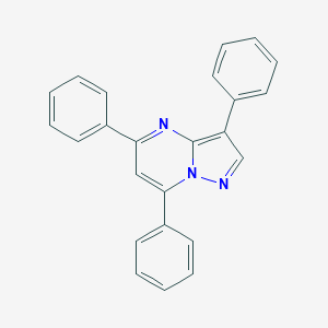 molecular formula C24H17N3 B394117 3,5,7-Triphenylpyrazolo[1,5-a]pyrimidine 