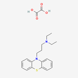 molecular formula C21H26N2O4S B3941977 N,N-diethyl-3-phenothiazin-10-ylpropan-1-amine;oxalic acid 