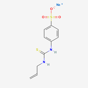 molecular formula C10H11N2NaO3S2 B3942236 Sodium;4-(prop-2-enylcarbamothioylamino)benzenesulfonate 