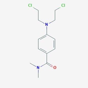 Benzamide, 4-(bis(2-chloroethyl)amino)-N,N-dimethyl-