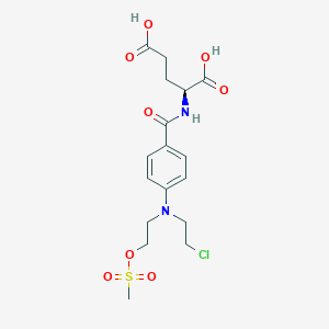 4-((2-Chloroethyl)(2-mesyloxyethyl)amino)benzoylglutamic acid