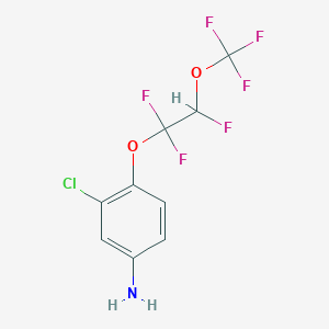 3-Chloro-4-[1,1,2-trifluoro-2-(trifluoromethoxy)ethoxy]aniline