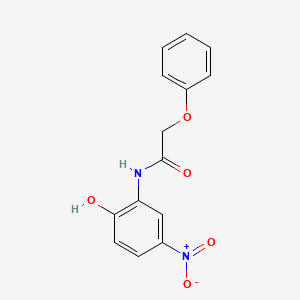 molecular formula C14H12N2O5 B3943633 N-(2-hydroxy-5-nitrophenyl)-2-phenoxyacetamide 