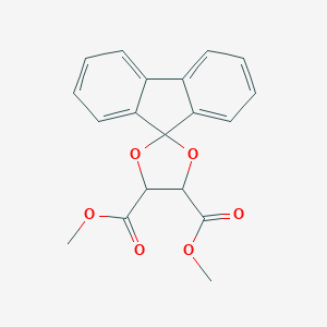 molecular formula C19H16O6 B394387 Dimethyl spiro[1,3-dioxolane-2,9'-fluorene]-4,5-dicarboxylate 