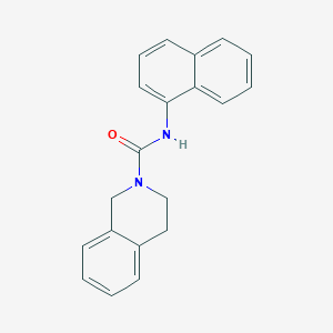 molecular formula C20H18N2O B3944207 N-(1-NAPHTHYL)-3,4-DIHYDRO-2(1H)-ISOQUINOLINECARBOXAMIDE CAS No. 329078-03-7