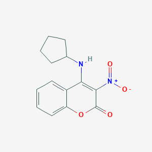 4-(cyclopentylamino)-3-nitro-2H-chromen-2-one