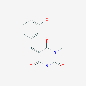 5-(3-methoxybenzylidene)-1,3-dimethylpyrimidine-2,4,6(1H,3H,5H)-trione