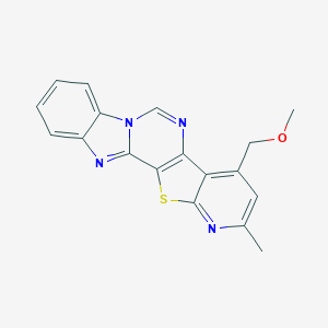 4-(Methoxymethyl)-2-methylpyrido[3'',2'':4',5']thieno[3',2':4,5]pyrimido[1,6-a]benzimidazole