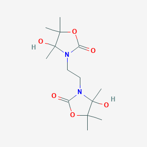 4-Hydroxy-3-[2-(4-hydroxy-4,5,5-trimethyl-2-oxo-oxazolidin-3-yl)-ethyl]-4,5,5-trimethyl-oxazolidin-2-one