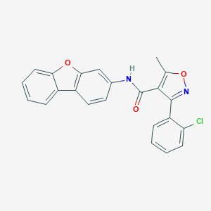 3-(2-chlorophenyl)-N-dibenzo[b,d]furan-3-yl-5-methyl-4-isoxazolecarboxamide
