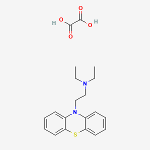 molecular formula C20H24N2O4S B3944602 N,N-diethyl-2-(10H-phenothiazin-10-yl)ethanamine oxalate 