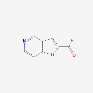 molecular formula C8H5NO2 B039450 Furo[3,2-c]pyridine-2-carbaldehyde CAS No. 112372-07-3
