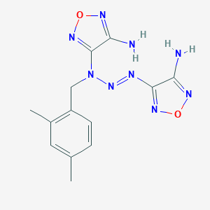 4-[3-(4-Amino-1,2,5-oxadiazol-3-yl)-1-(2,4-dimethylbenzyl)-2-triazenyl]-1,2,5-oxadiazol-3-ylamine
