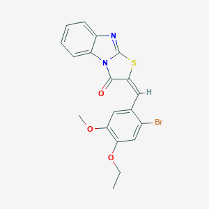 2-(2-bromo-4-ethoxy-5-methoxybenzylidene)[1,3]thiazolo[3,2-a]benzimidazol-3(2H)-one