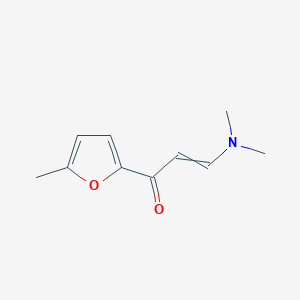 molecular formula C10H13NO2 B039456 3-(二甲氨基)-1-(5-甲基呋喃-2-基)丙-2-烯-1-酮 CAS No. 112677-05-1