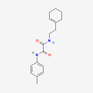 molecular formula C17H22N2O2 B3945626 N-[2-(1-cyclohexen-1-yl)ethyl]-N'-(4-methylphenyl)ethanediamide 