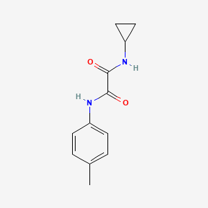 molecular formula C12H14N2O2 B3945649 N-cyclopropyl-N'-(4-methylphenyl)ethanediamide 