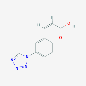 3-[3-(1H-tetraazol-1-yl)phenyl]acrylic acid