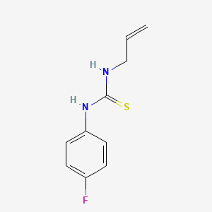 molecular formula C10H11FN2S B3945760 Thiourea, N-(4-fluorophenyl)-N'-2-propenyl- CAS No. 62644-18-2
