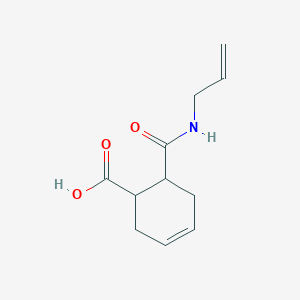 molecular formula C11H15NO3 B3945901 6-Allylcarbamoyl-cyclohex-3-enecarboxylic acid CAS No. 194482-48-9
