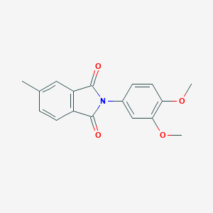 molecular formula C17H15NO4 B394626 2-(3,4-dimethoxyphenyl)-5-methyl-1H-isoindole-1,3(2H)-dione 