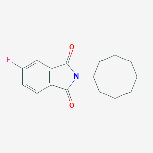 molecular formula C16H18FNO2 B394631 2-cyclooctyl-5-fluoro-1H-isoindole-1,3(2H)-dione 